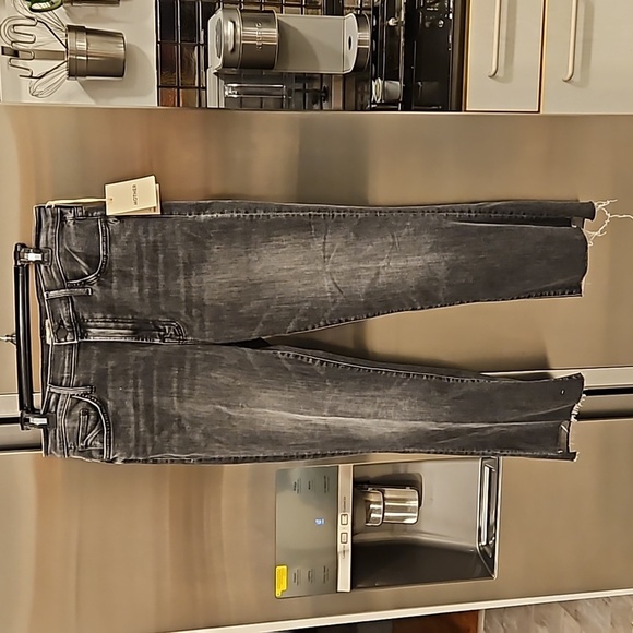 💕MOTHER💕 The Insider Crop Step Fray Jeans ~ Save Your Soul 33 NWT - Picture 12 of 16